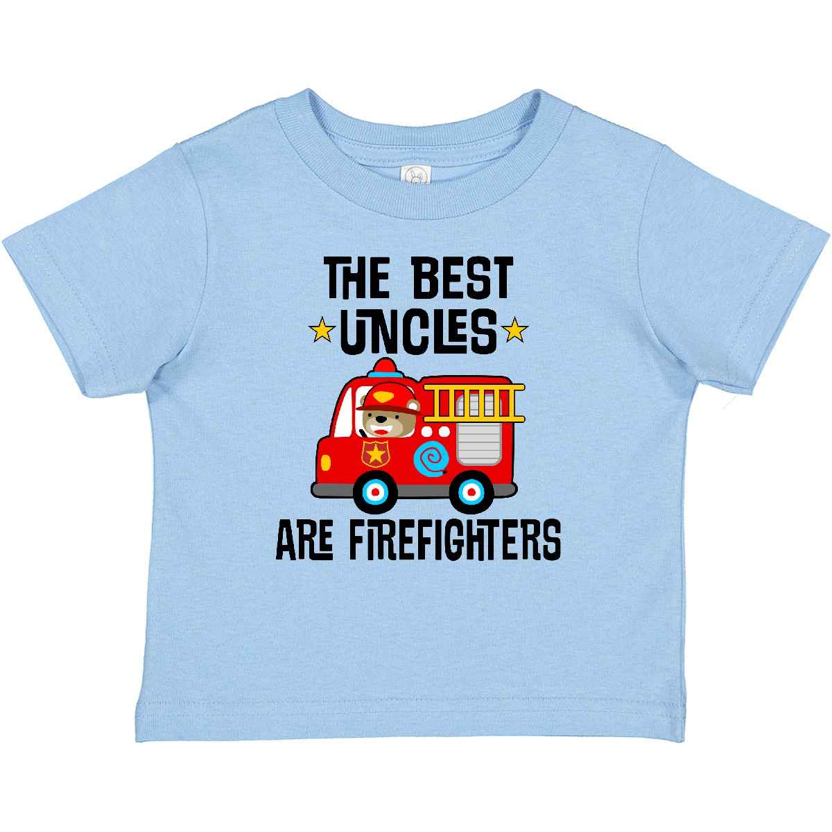 Inktastic Best Uncles Are Firefighters Baby T-Shirt Uncle