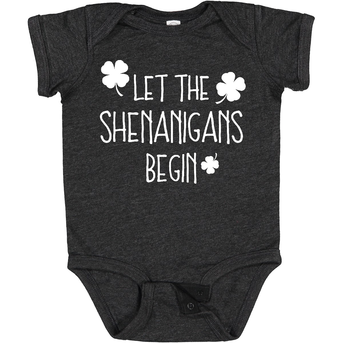 Inktastic Let The Shenanigans Begin Baby Bodysuit Patricks Shamrock Cute Irish - Picture 9 of 9