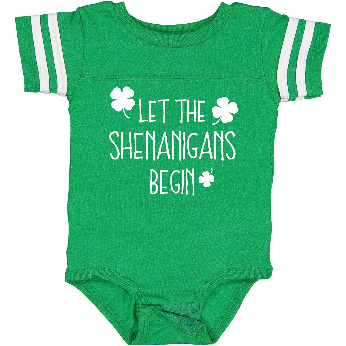 Inktastic Let The Shenanigans Begin Baby Bodysuit Patricks Shamrock Cute Irish - Picture 5 of 9