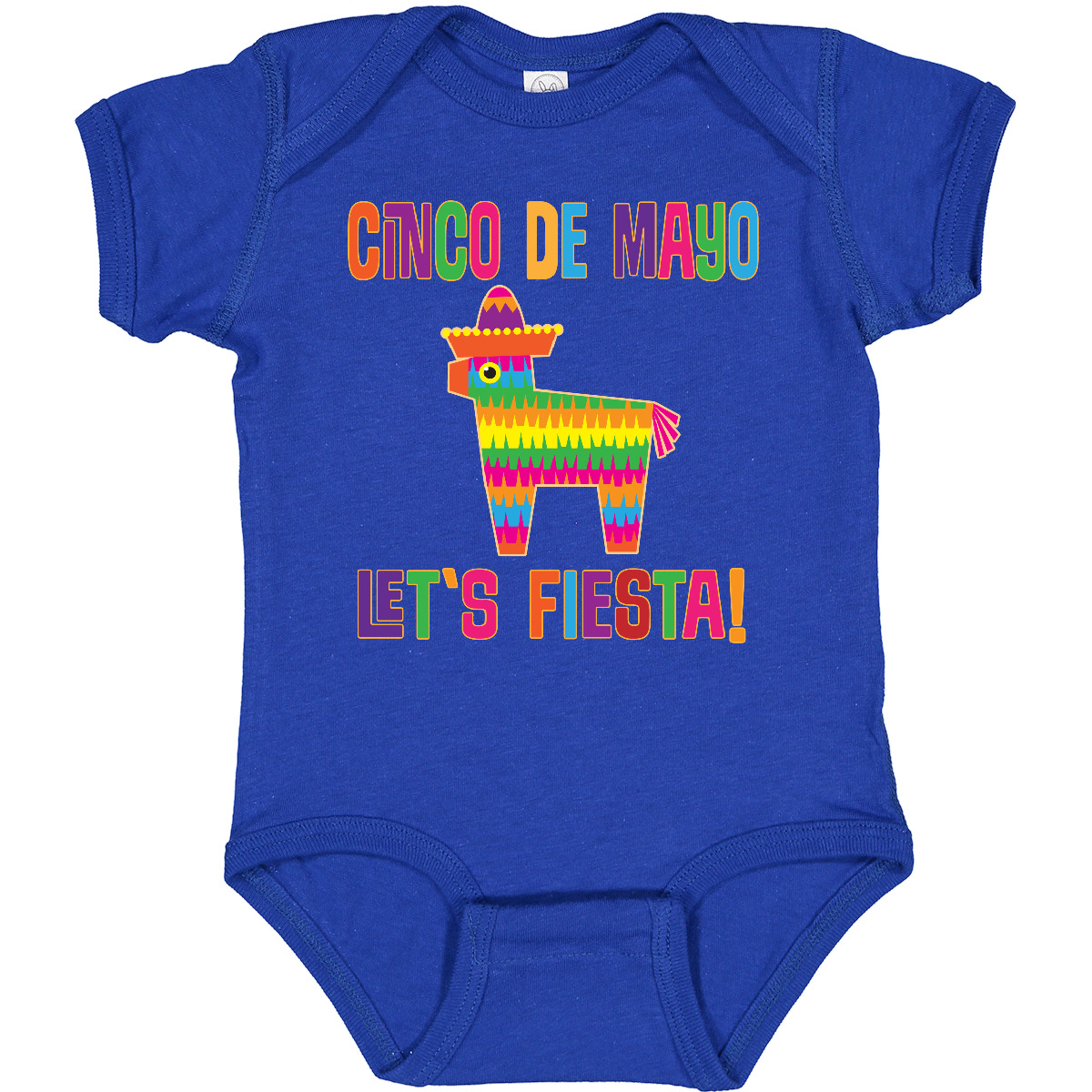Inktastic Cinco De Mayo Pinata Lets Fiesta Baby Bodysuit May 5 5th Latino Mexico - Bild 10 von 12