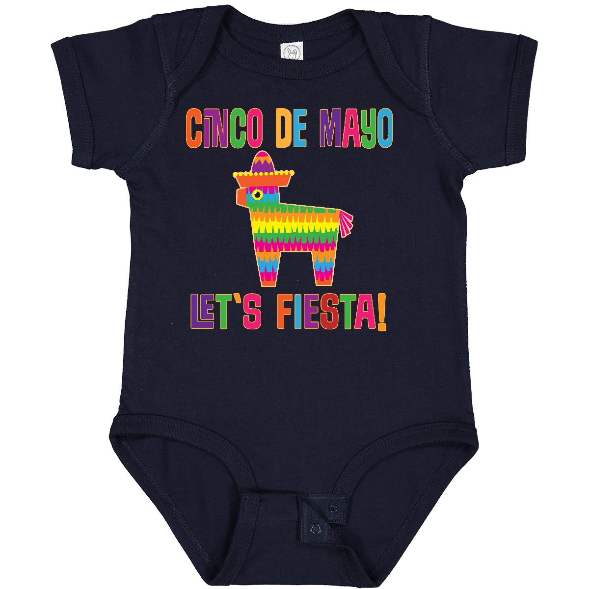 Inktastic Cinco De Mayo Pinata Lets Fiesta Baby Bodysuit May 5 5th Latino Mexico - Bild 9 von 12