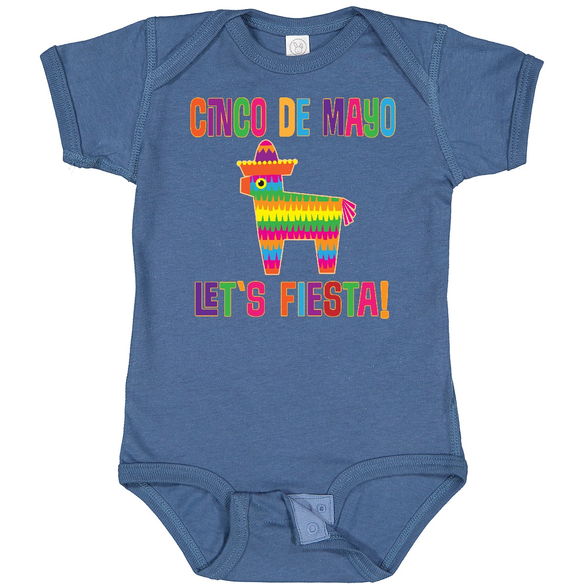 Inktastic Cinco De Mayo Pinata Lets Fiesta Baby Bodysuit May 5 5th Latino Mexico - Bild 7 von 12