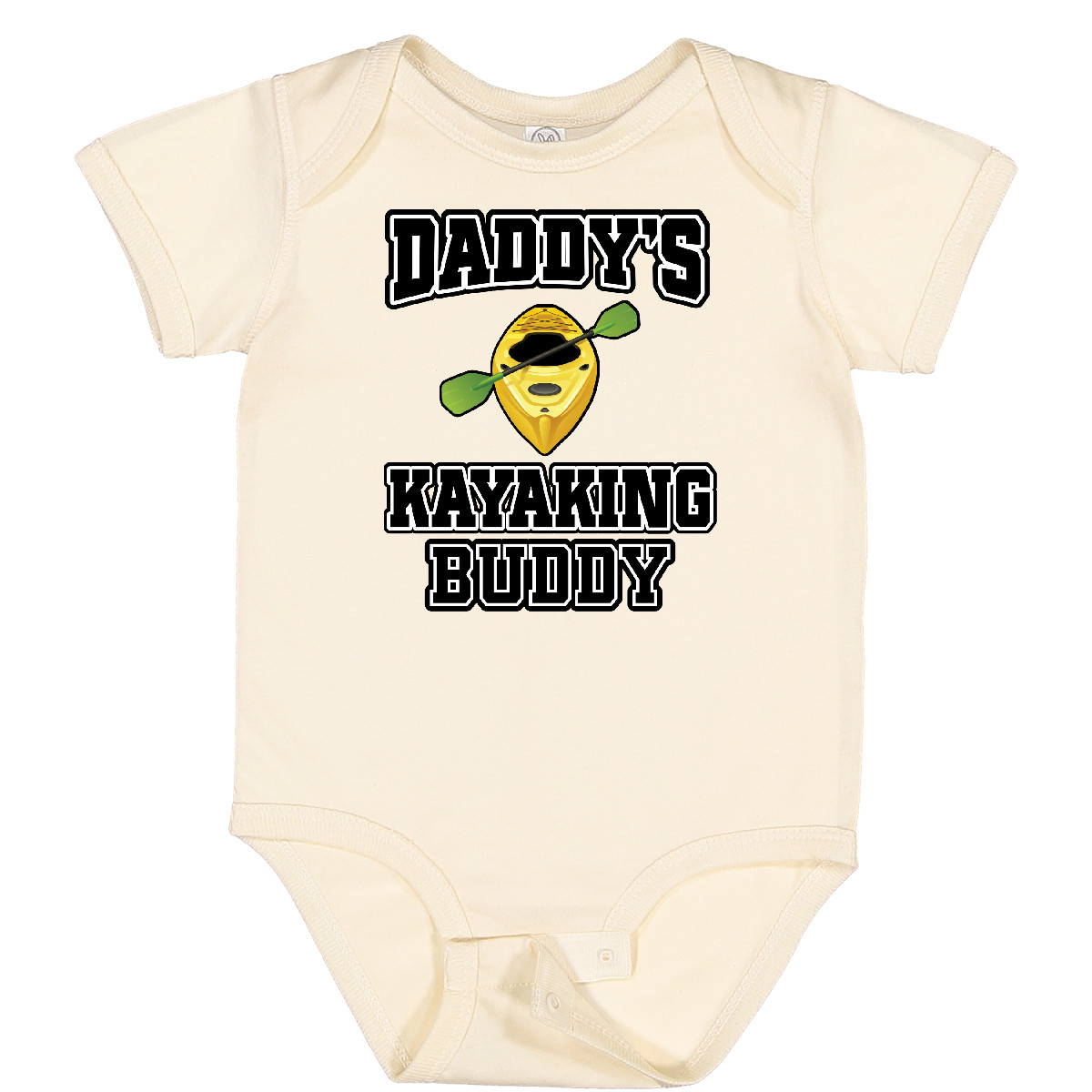 Inktastic Kayak Daddy Kayaking Buddy Baby Bodysuit Boating Whitewater River Kids