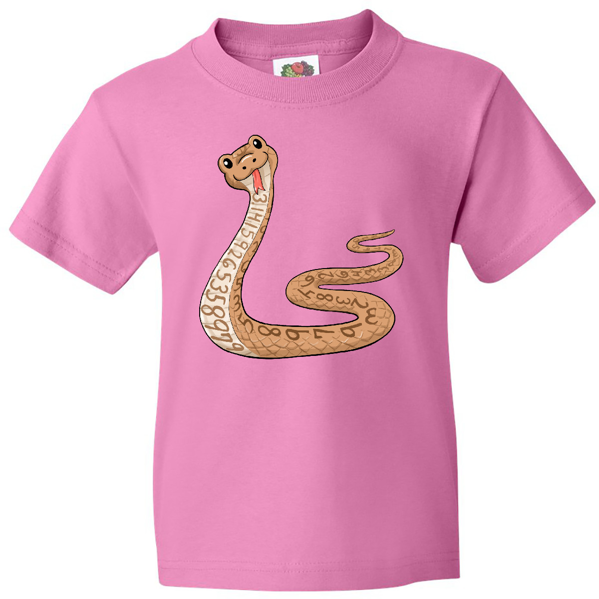 Inktastic Pi-thon Pi Day Python Pun Snake Youth T-Shirt Humor Cute Reptile Joke - Picture 2 of 10