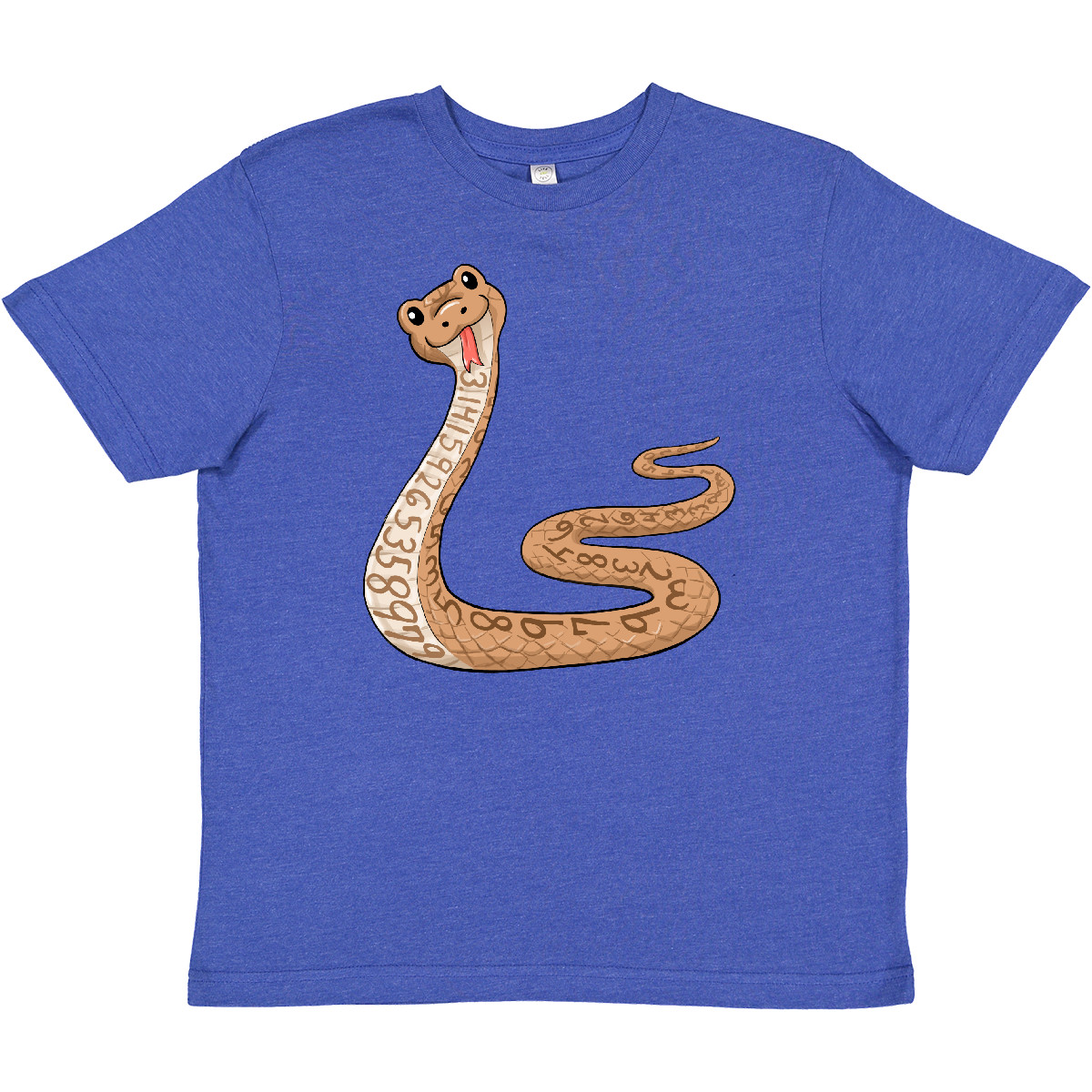 Inktastic Pi-thon Pi Day Python Pun Snake Youth T-Shirt Humor Cute Reptile Joke - Picture 9 of 10