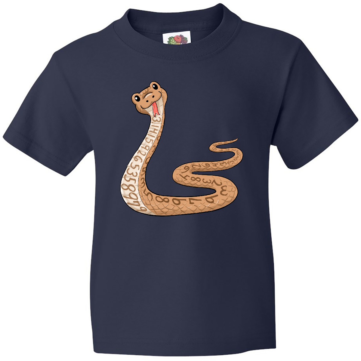 Inktastic Pi-thon Pi Day Python Pun Snake Youth T-Shirt Humor Cute Reptile Joke - Picture 5 of 10