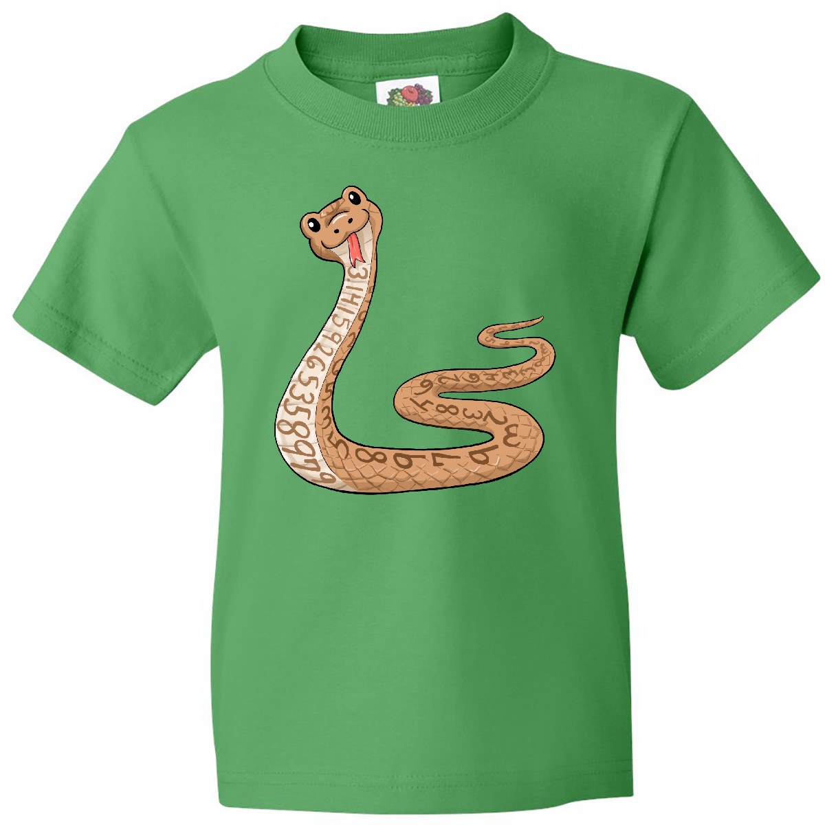 Inktastic Pi-thon Pi Day Python Pun Snake Youth T-Shirt Humor Cute Reptile Joke - Picture 4 of 10