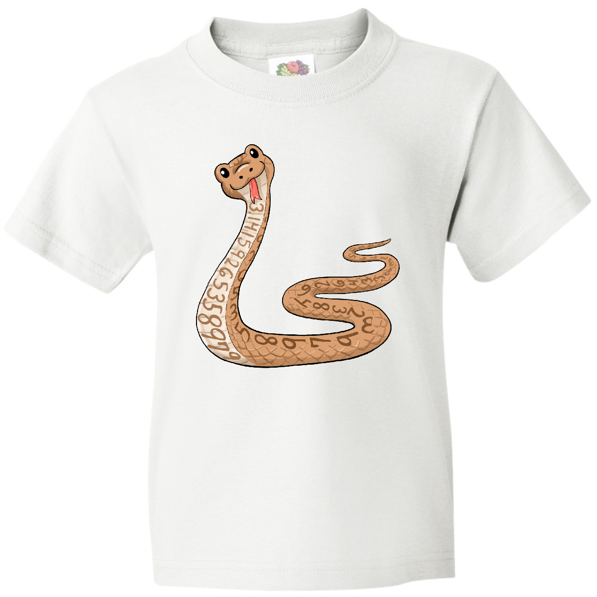Inktastic Pi-thon Pi Day Python Pun Snake Youth T-Shirt Humor Cute Reptile Joke - Picture 10 of 10