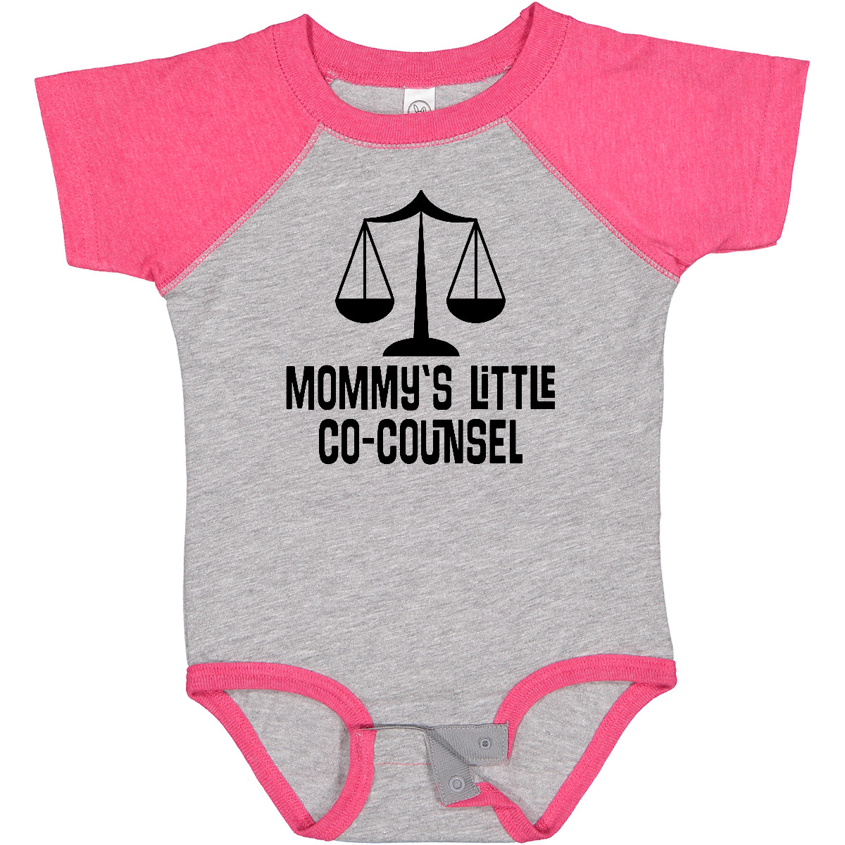 Inktastic Mommy Little Co Counsel Lawyer Baby Bodysuit Daughter Childs Outfit - Picture 8 of 24
