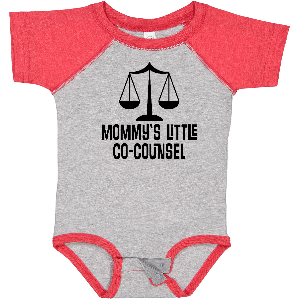 Inktastic Mommy Little Co Counsel Lawyer Baby Bodysuit Daughter Childs Outfit - Picture 10 of 24