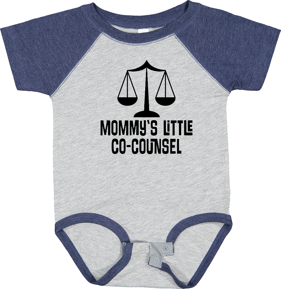 Inktastic Mommy Little Co Counsel Lawyer Baby Bodysuit Daughter Childs Outfit - Picture 9 of 24