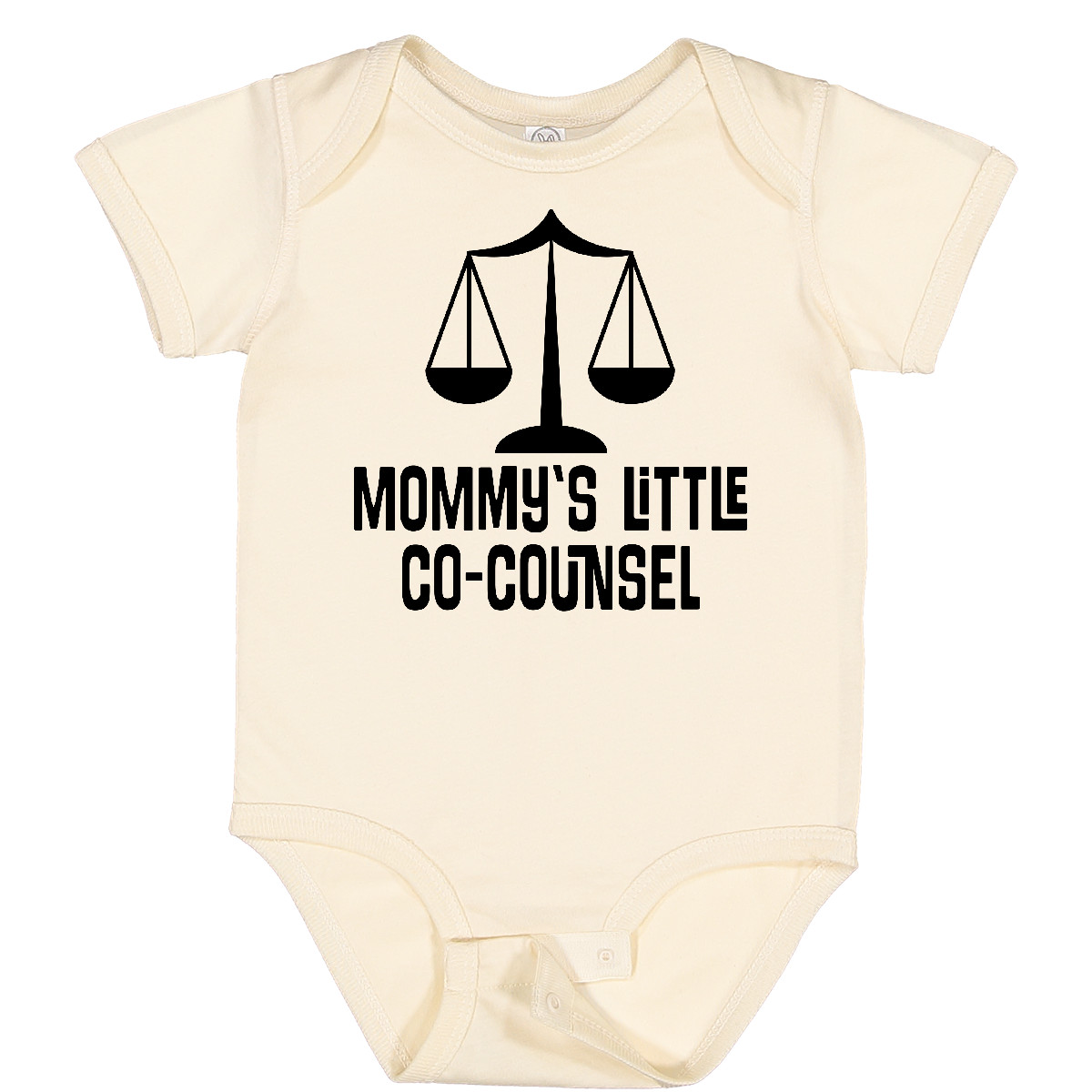 Inktastic Mommy Little Co Counsel Lawyer Baby Bodysuit Daughter Childs Outfit - Picture 15 of 24