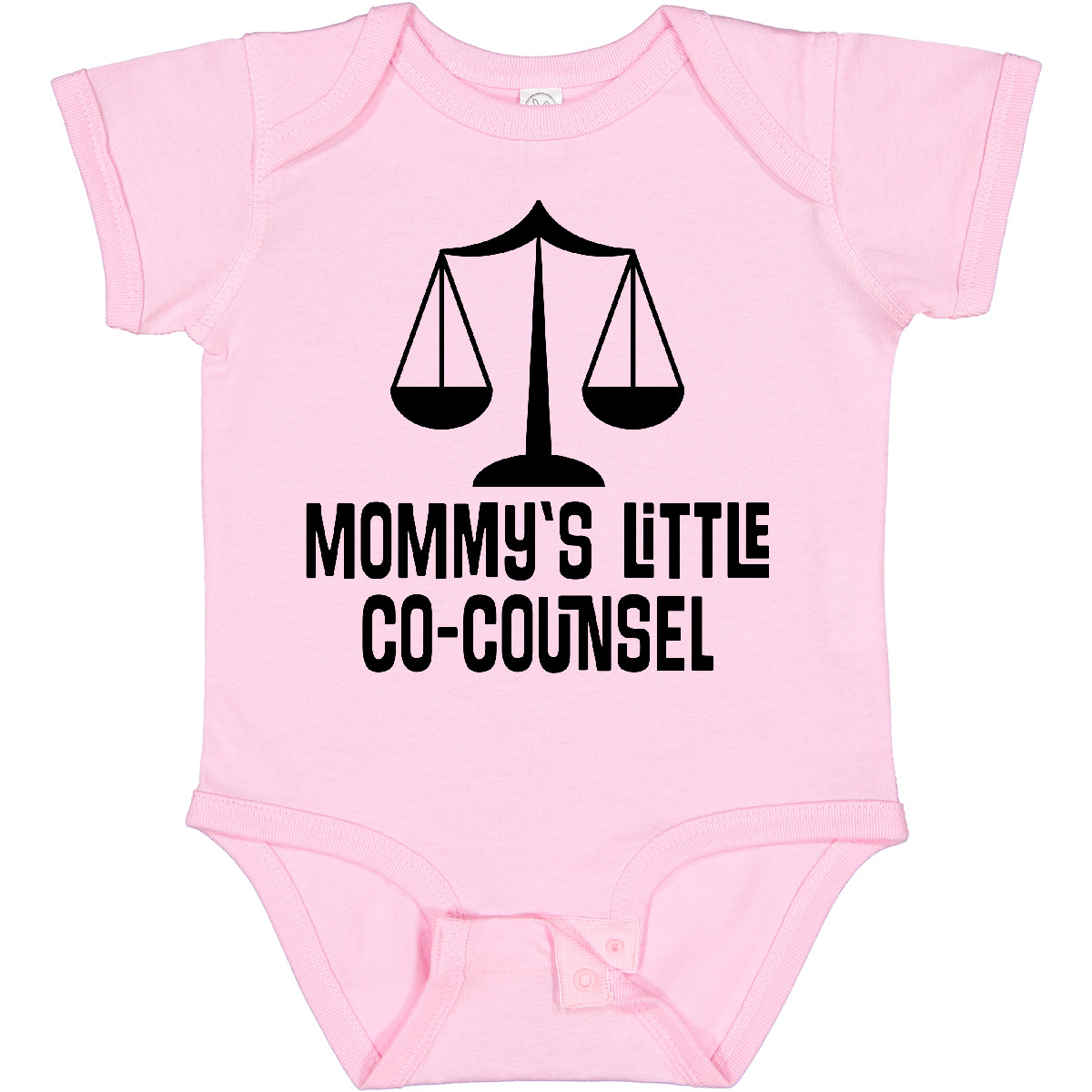 Inktastic Mommy Little Co Counsel Lawyer Baby Bodysuit Daughter Childs Outfit - Picture 16 of 24