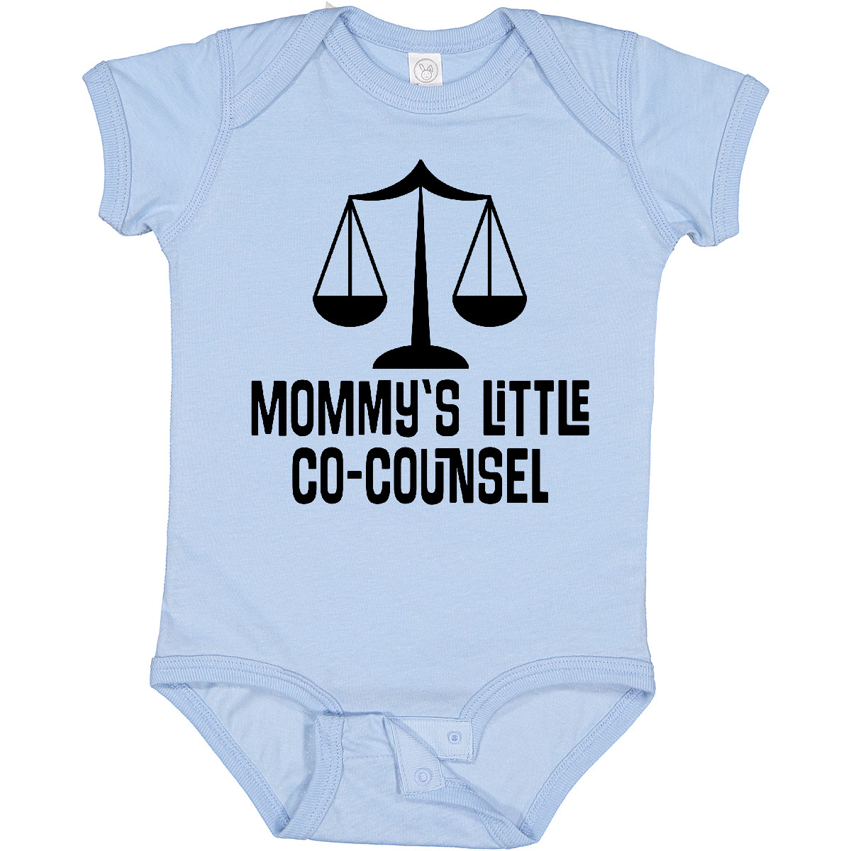 Inktastic Mommy Little Co Counsel Lawyer Baby Bodysuit Daughter Childs Outfit - Picture 4 of 24
