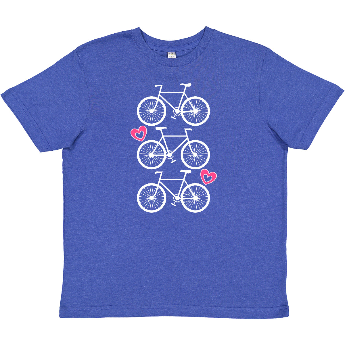 Inktastic Biking Bicycle Silhouette Youth T-Shirt Cycling Cyclist Girls Clothing - Picture 11 of 11