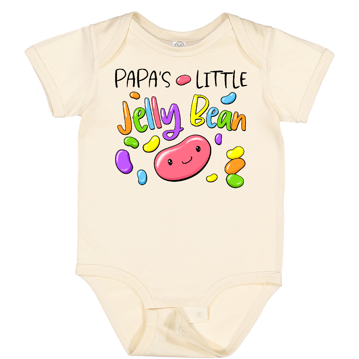 Inktastic Papa's Little Jellybean süßer Ostern Süßigkeiten Baby Body Kinder Papa Papa - Bild 7 von 9