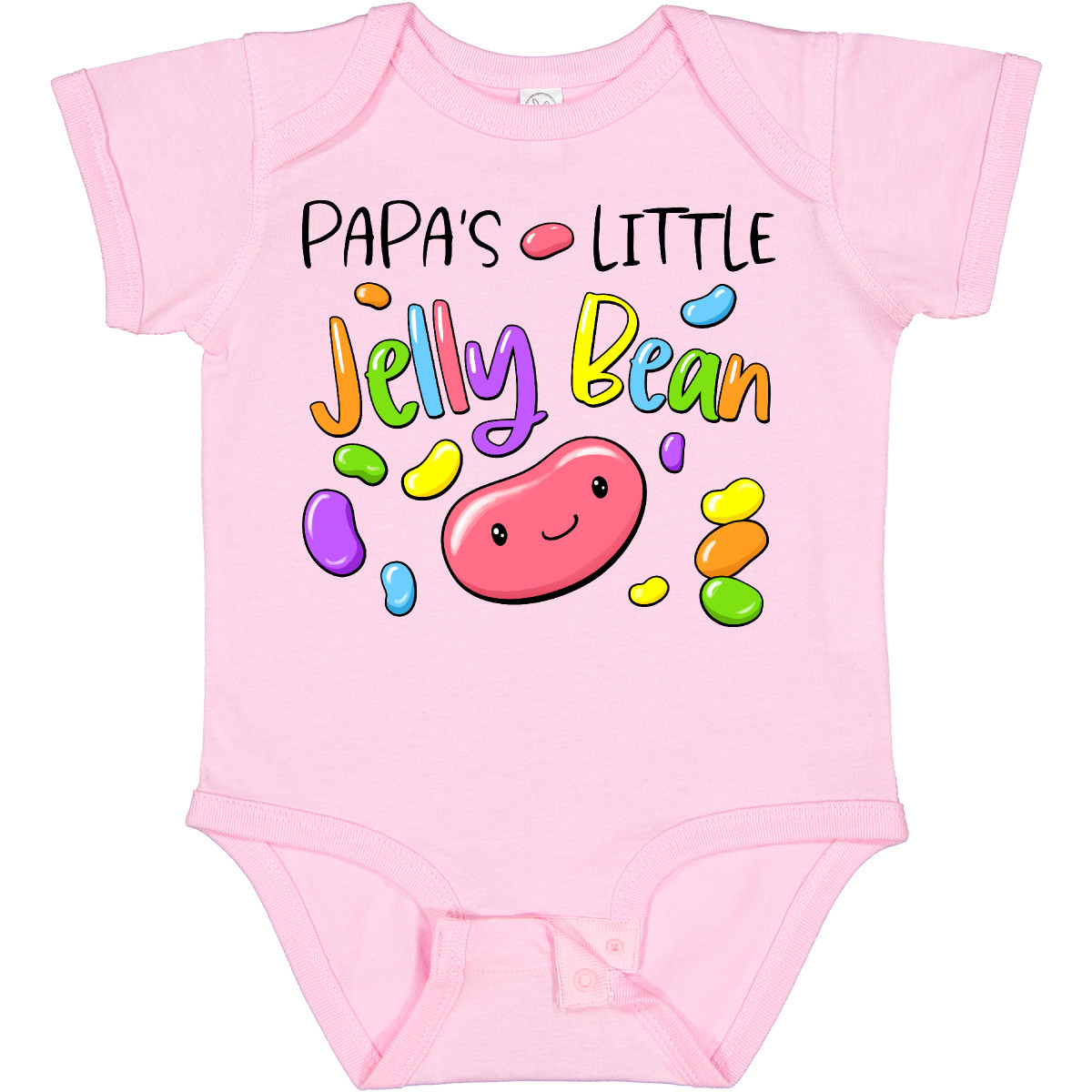Inktastic Papa's Little Jellybean süßer Ostern Süßigkeiten Baby Body Kinder Papa Papa - Bild 8 von 9