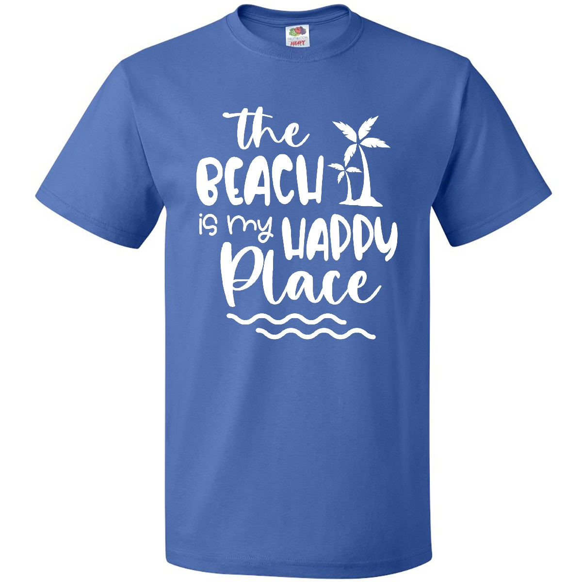 Inktastic Spring Break The Beach Is My Happy Place T-Shirt I Love Lover Summer - Picture 10 of 12