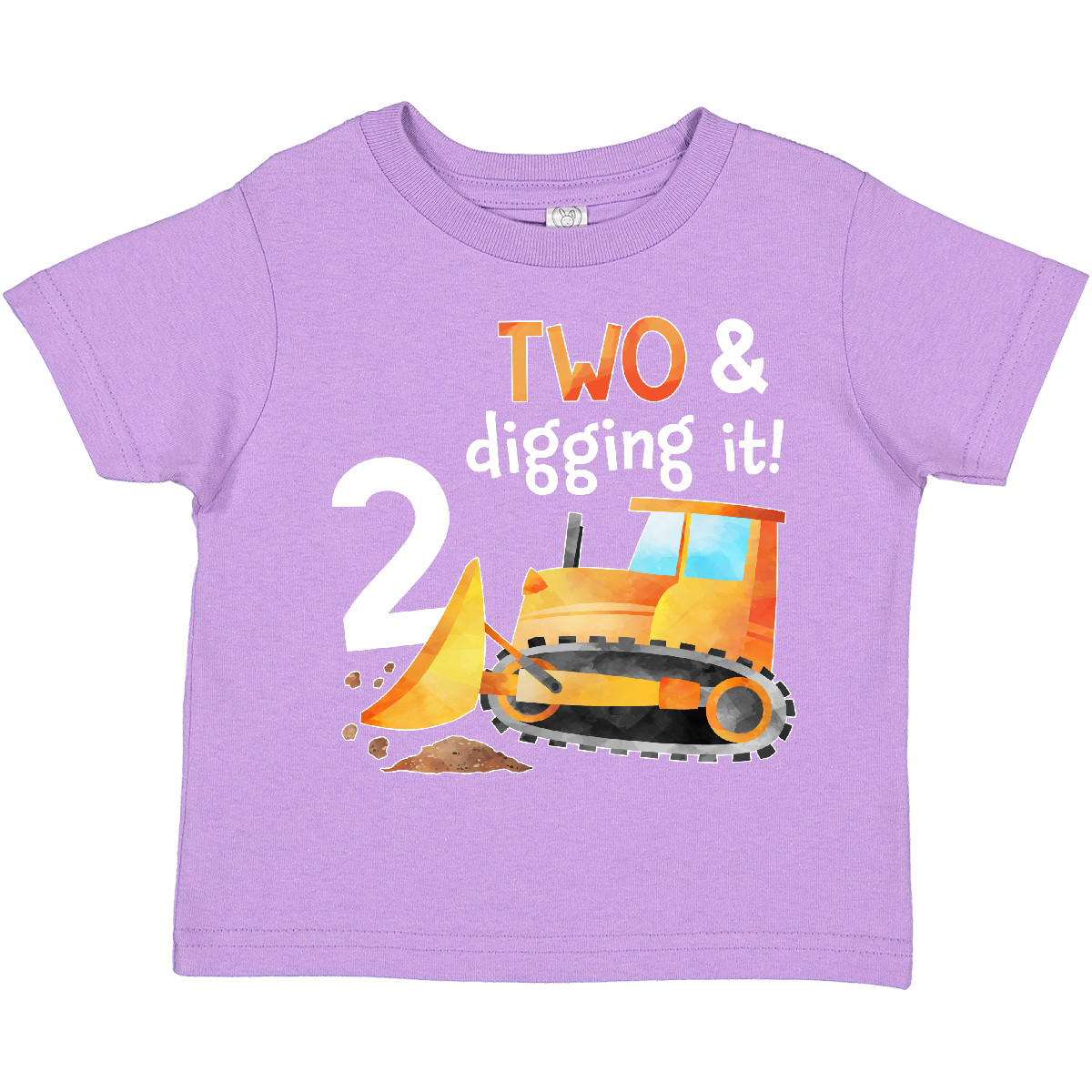 Inktastic Two And Digging It Bulldozer 2nd Birthday Toddler T-Shirt Birthdays - Bild 3 von 7