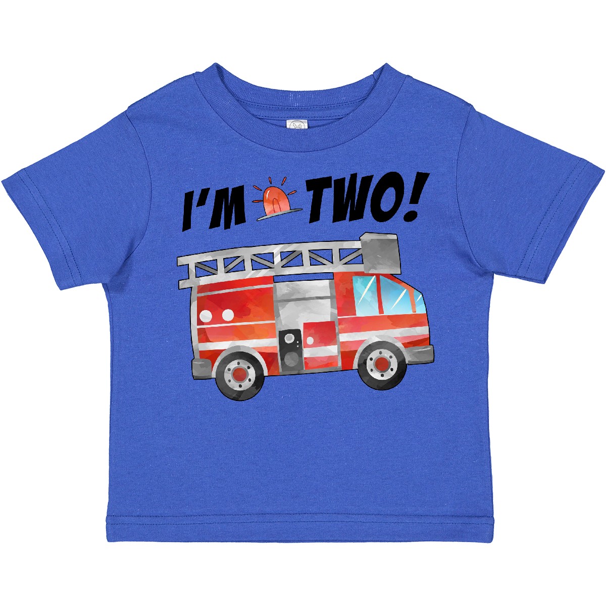 T-Shirt Inktastic I'm 2 Feuerwehrauto 2. Geburtstag Kleinkind Geburtstage Motor Party - Bild 8 von 11