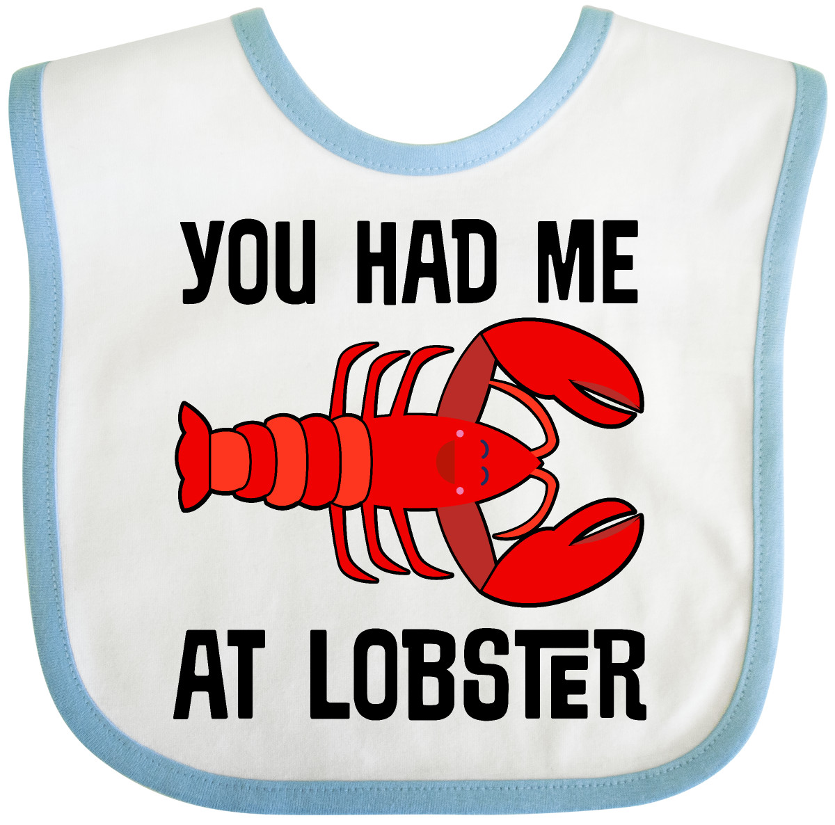 Inktastic Funny Lobster Lover Kids Seafood Baby Bib Sea Ocean Creature Childs - Picture 10 of 13
