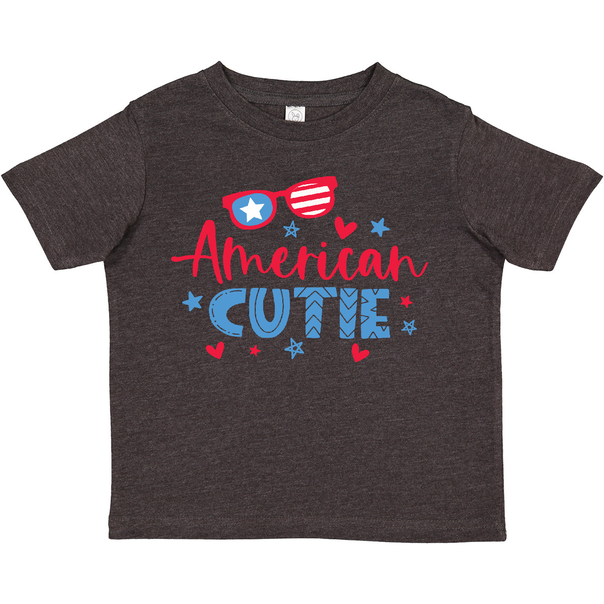 Inktastic 4th Of July American Cutie Red And Blue Stars And Toddler T-Shirt Cute - Picture 9 of 9