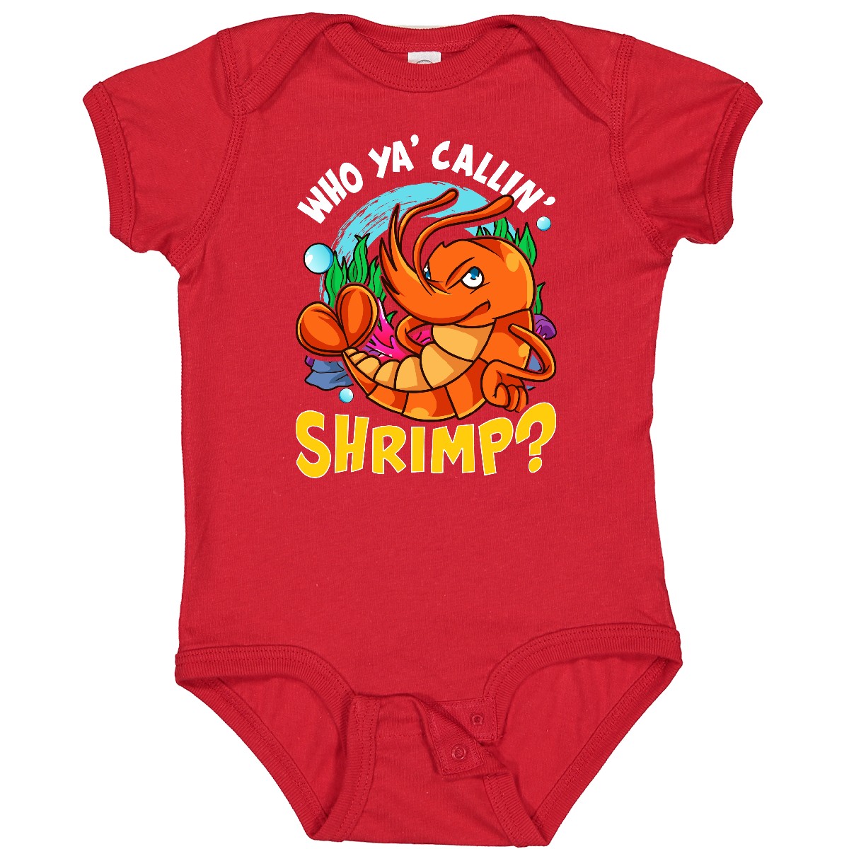 Inktastic Funny Shrimp Baby Outfit Baby Bodysuit Sea Creature Humor New Boy Girl - Picture 9 of 9
