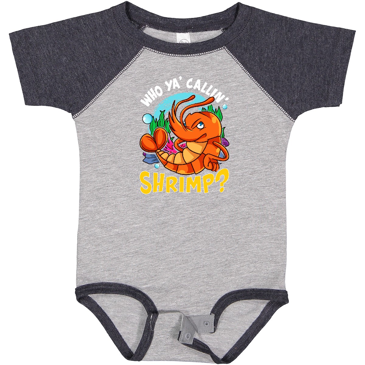 Inktastic Funny Shrimp Baby Outfit Baby Bodysuit Sea Creature Humor New Boy Girl - Picture 5 of 9