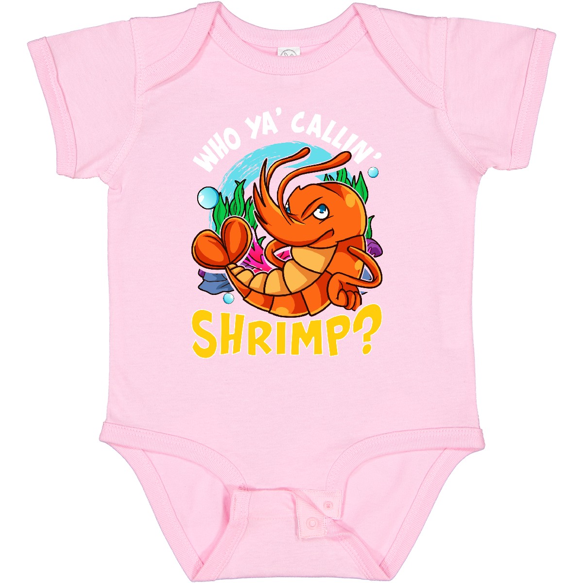 Inktastic Funny Shrimp Baby Outfit Baby Bodysuit Sea Creature Humor New Boy Girl - Picture 8 of 9