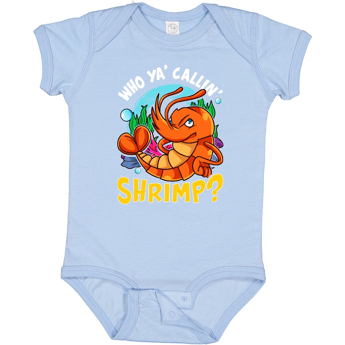 Inktastic Funny Shrimp Baby Outfit Baby Bodysuit Sea Creature Humor New Boy Girl - Picture 3 of 9
