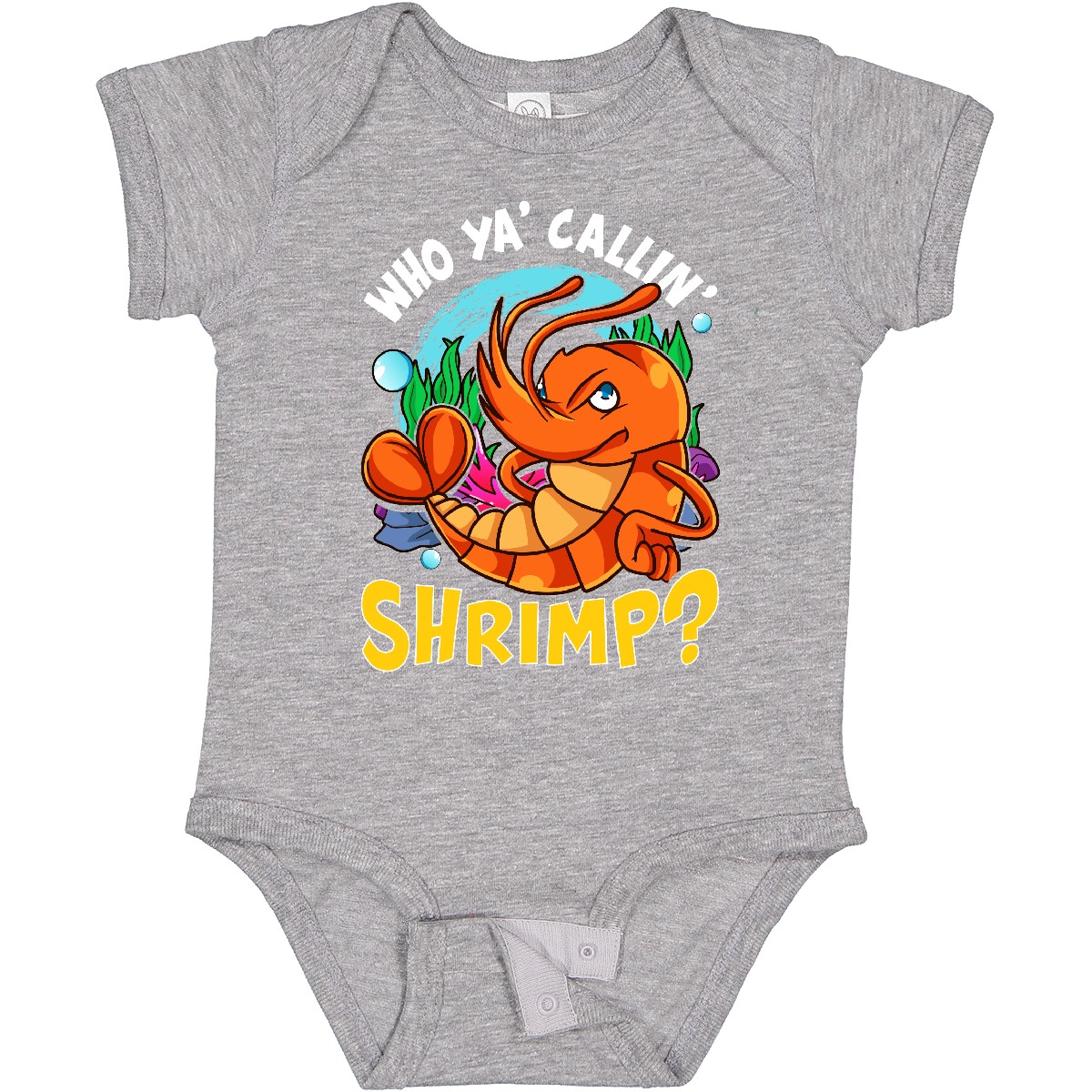 Inktastic Funny Shrimp Baby Outfit Baby Bodysuit Sea Creature Humor New Boy Girl - Picture 4 of 9