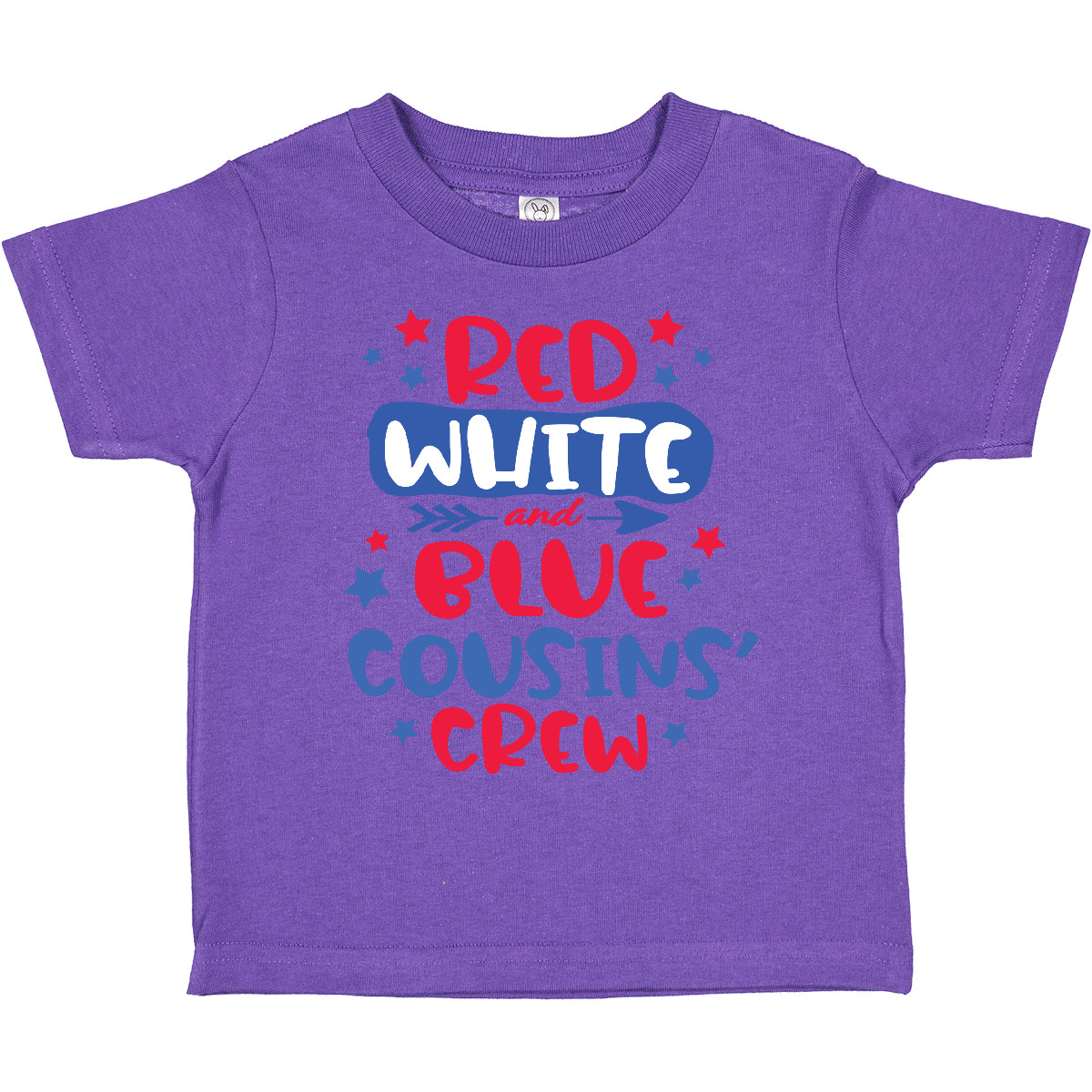 Inktastic Cousins Crew Red White And Blue 4th Of July Toddler T-Shirt Fourth Fun - Picture 11 of 11