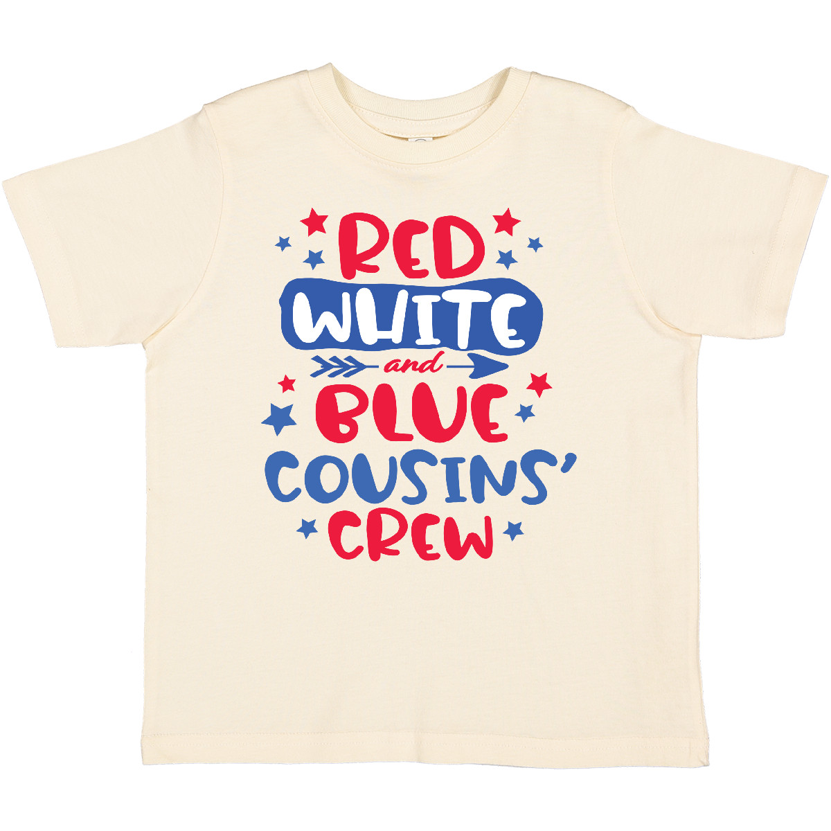 Inktastic Cousins Crew Red White And Blue 4th Of July Toddler T-Shirt Fourth Fun - Picture 10 of 11