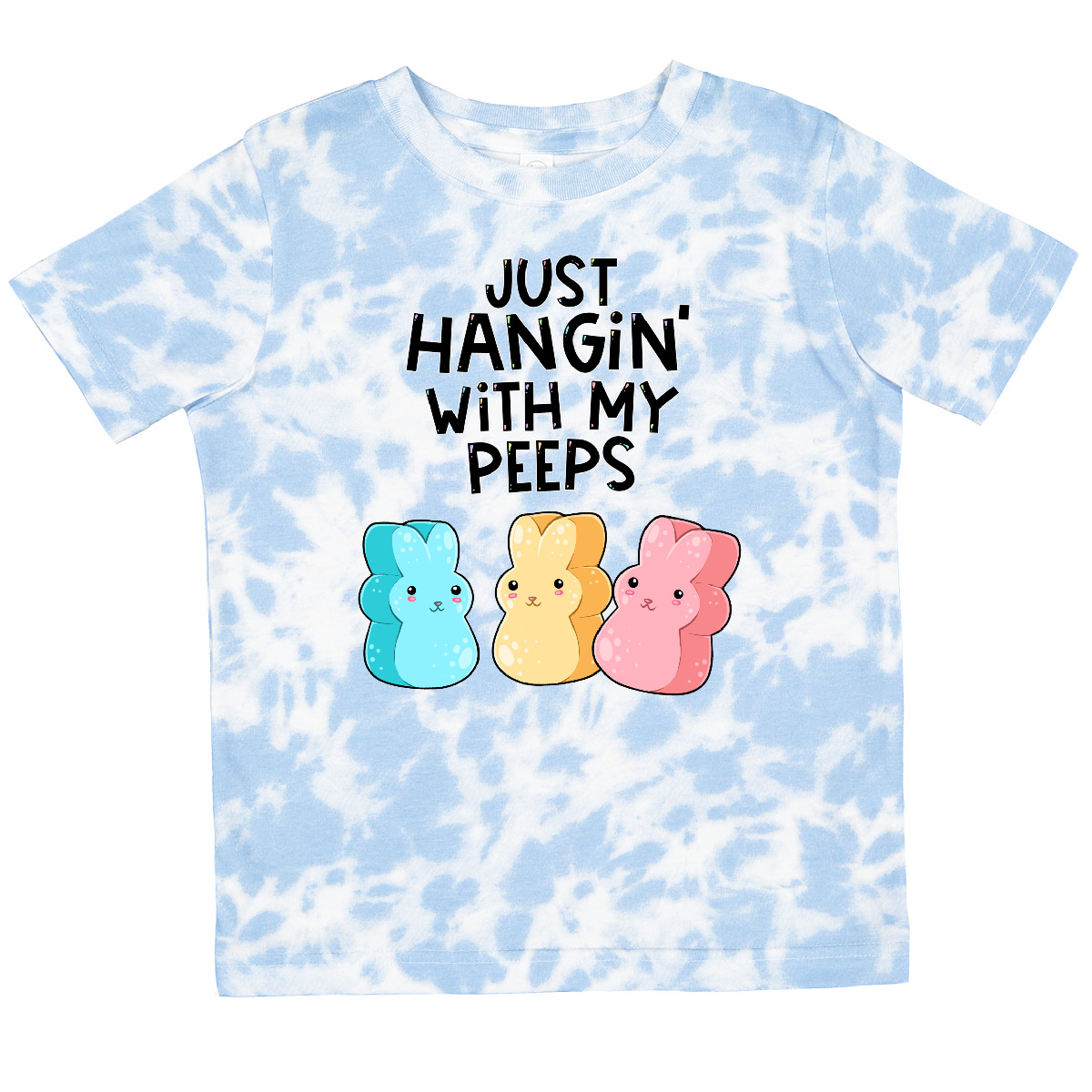 Inktastic Easter Just Hangin' With My Peeps! Toddler T-Shirt Cute Funny Bunny - Picture 14 of 18