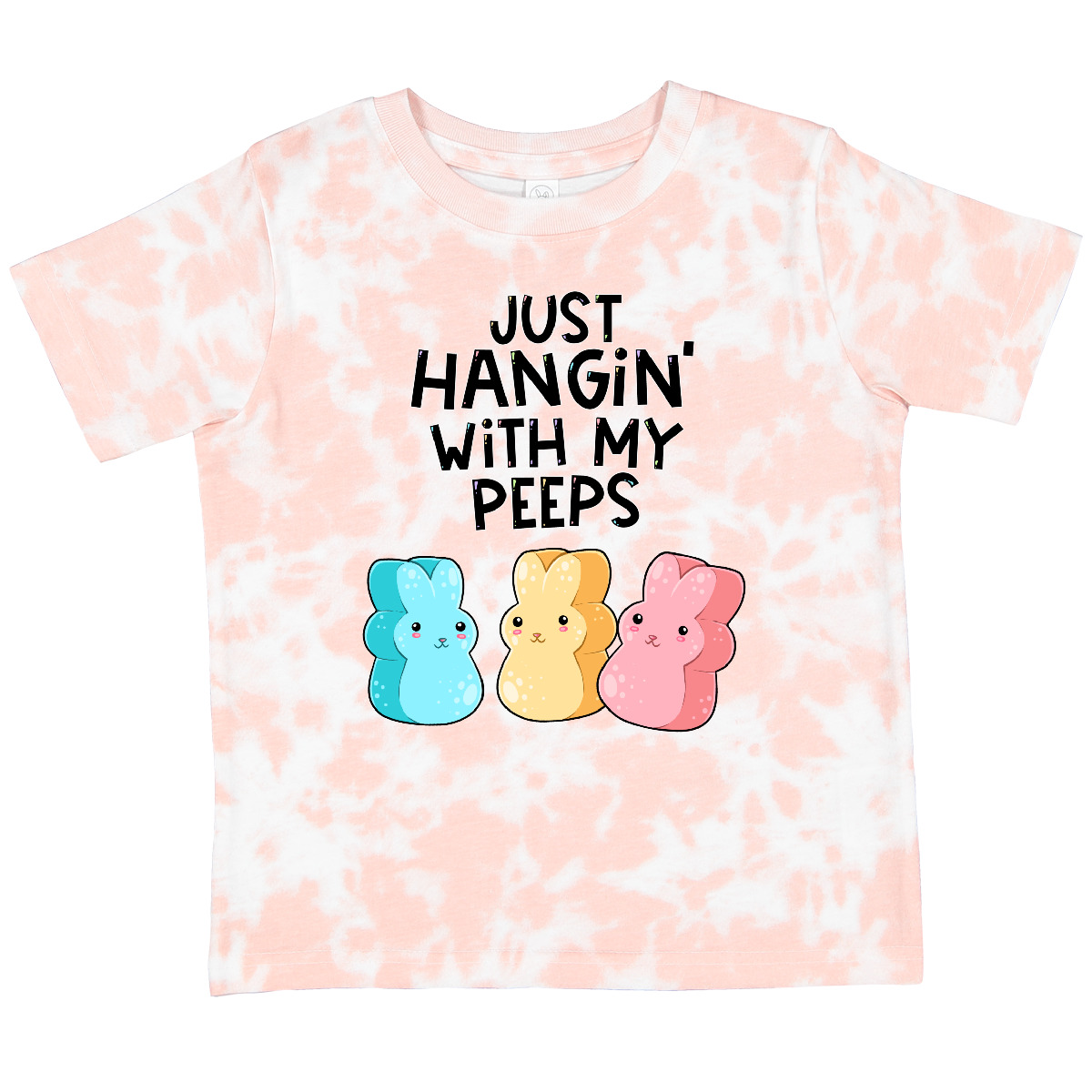 Inktastic Easter Just Hangin' With My Peeps! Toddler T-Shirt Cute Funny Bunny - Picture 15 of 18
