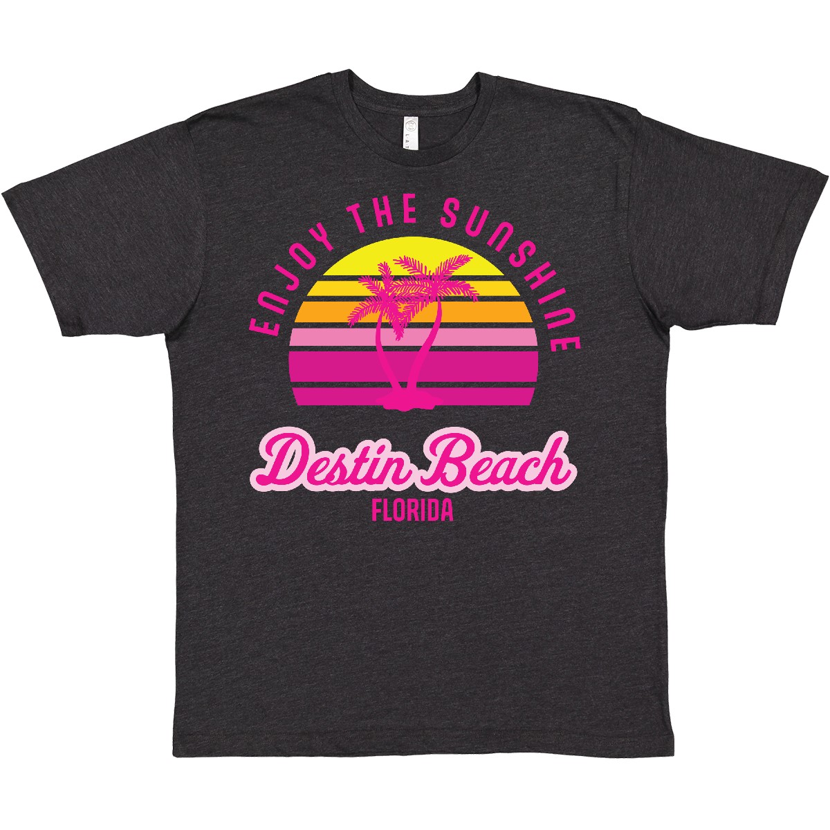 T-Shirt Inktastic Summer Enjoy The Sunshine Destin Beach Florida in Pink Ozean - Bild 10 von 10