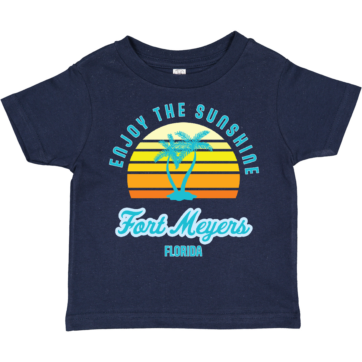 Inktastic Summer Enjoy The Sunshine Fort Meyers Florida In Blue Toddler T-Shirt - Imagen 6 de 7