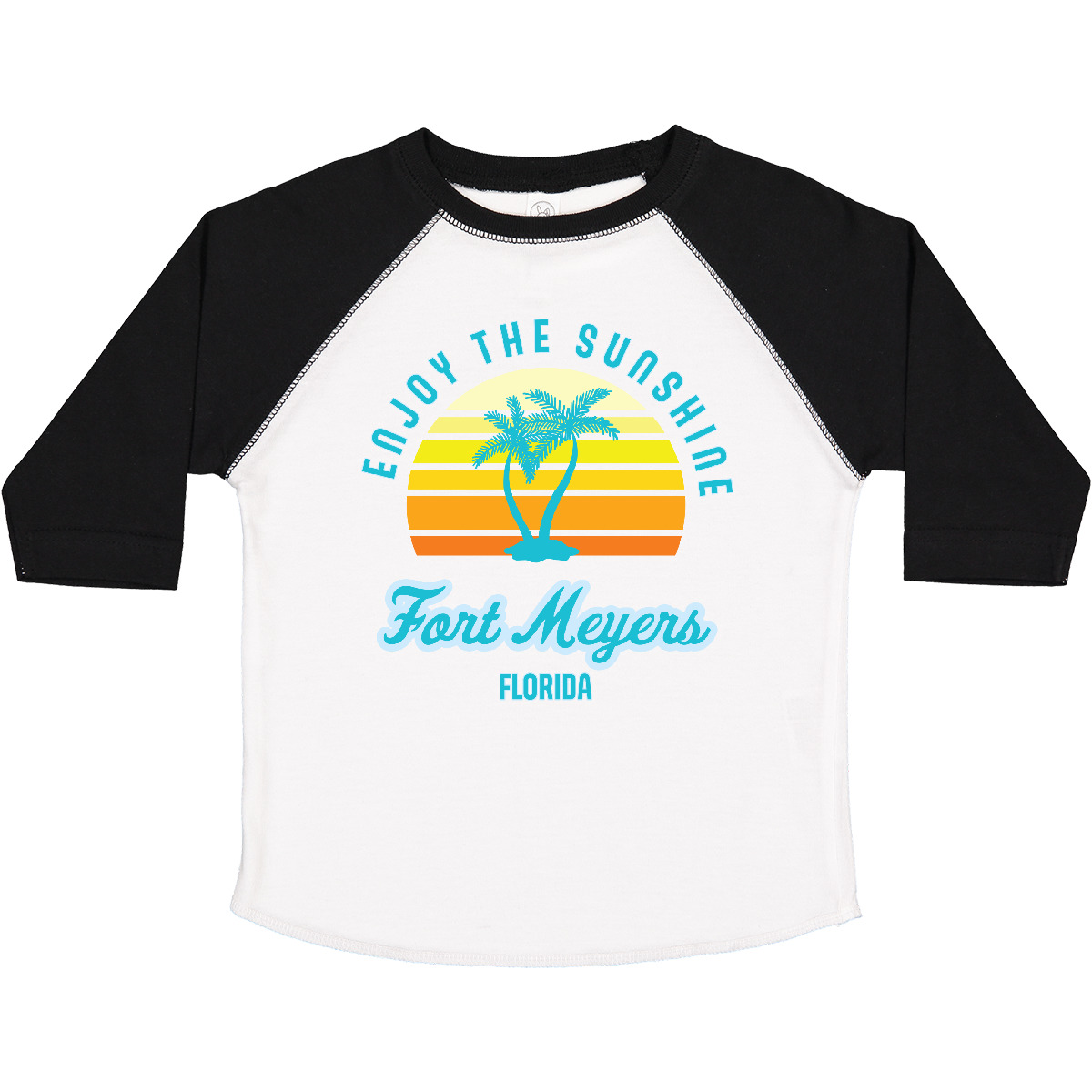 Inktastic Summer Enjoy The Sunshine Fort Meyers Florida In Blue Toddler T-Shirt - Imagen 2 de 7