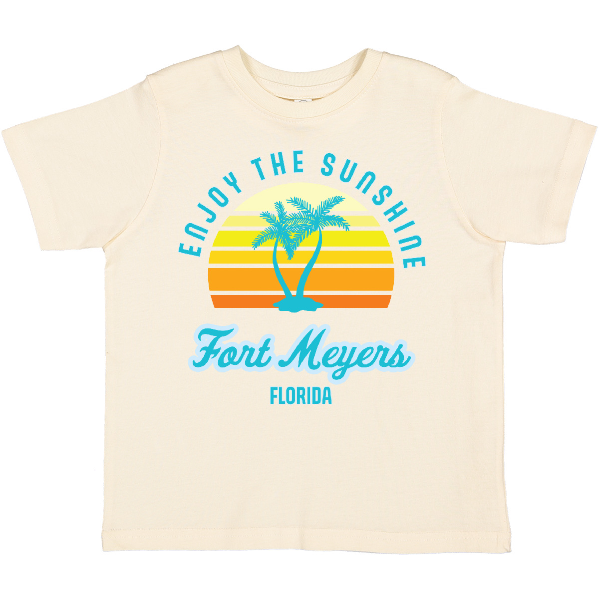Inktastic Summer Enjoy The Sunshine Fort Meyers Florida In Blue Toddler T-Shirt - Imagen 5 de 7