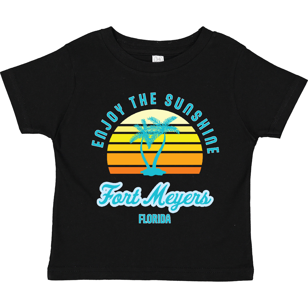 Inktastic Summer Enjoy The Sunshine Fort Meyers Florida In Blue Toddler T-Shirt - Imagen 3 de 7