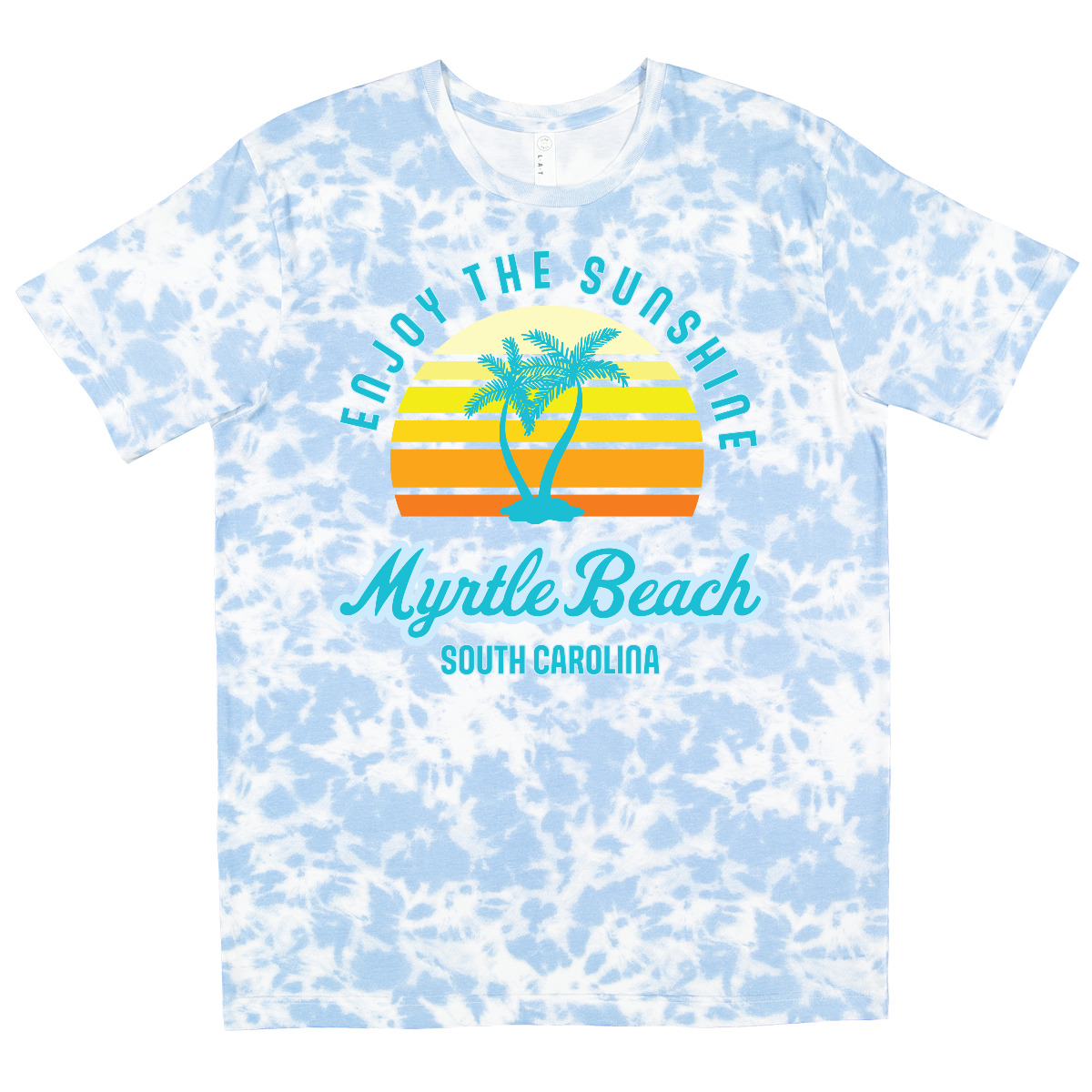Inktastic Summer Enjoy The Sunshine Myrtle Beach South Carolina Blue T-Shirt - Picture 8 of 10