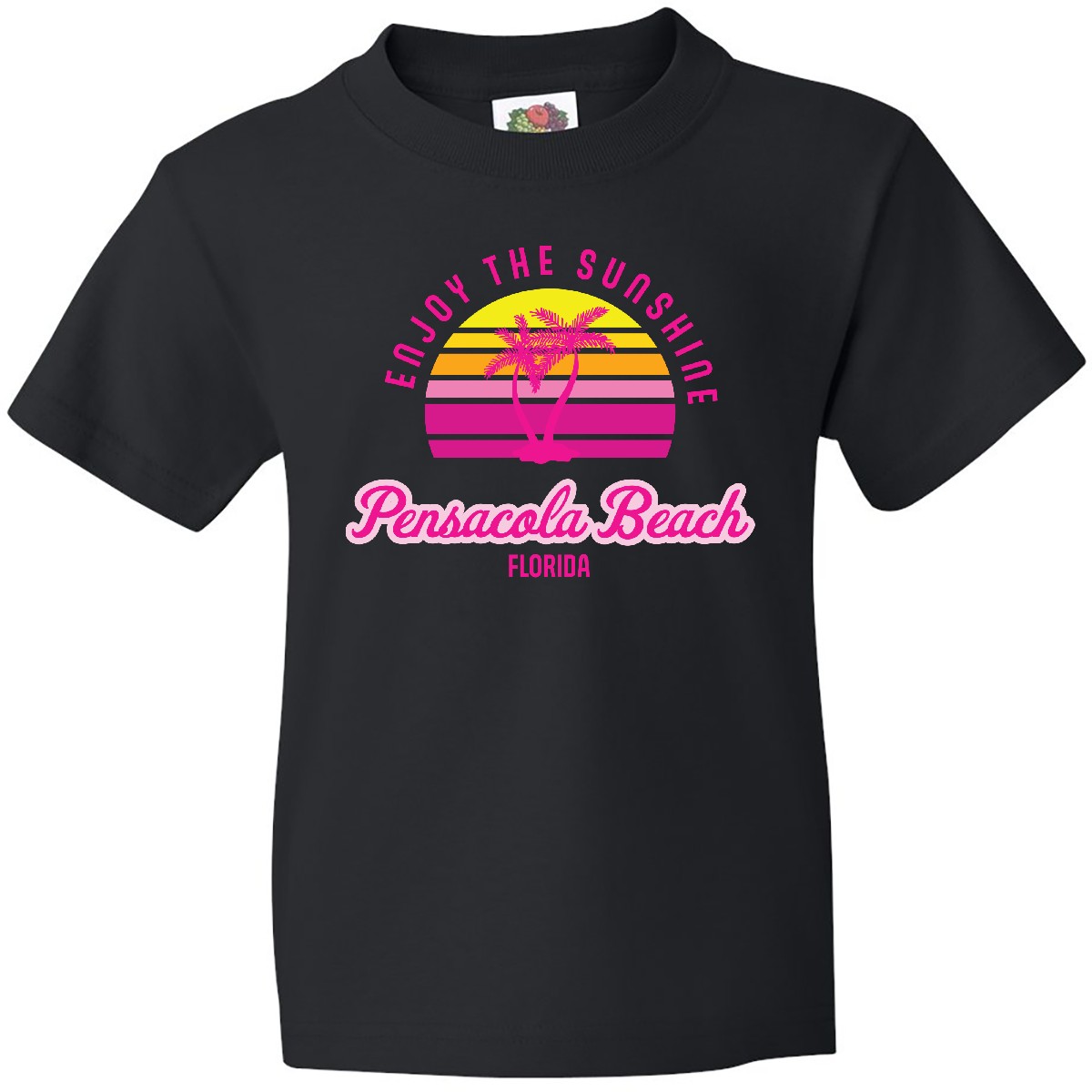 Inktastic Summer Enjoy The Sunshine Pensacola Beach Florida In Youth T-Shirt Jmg - Picture 2 of 7