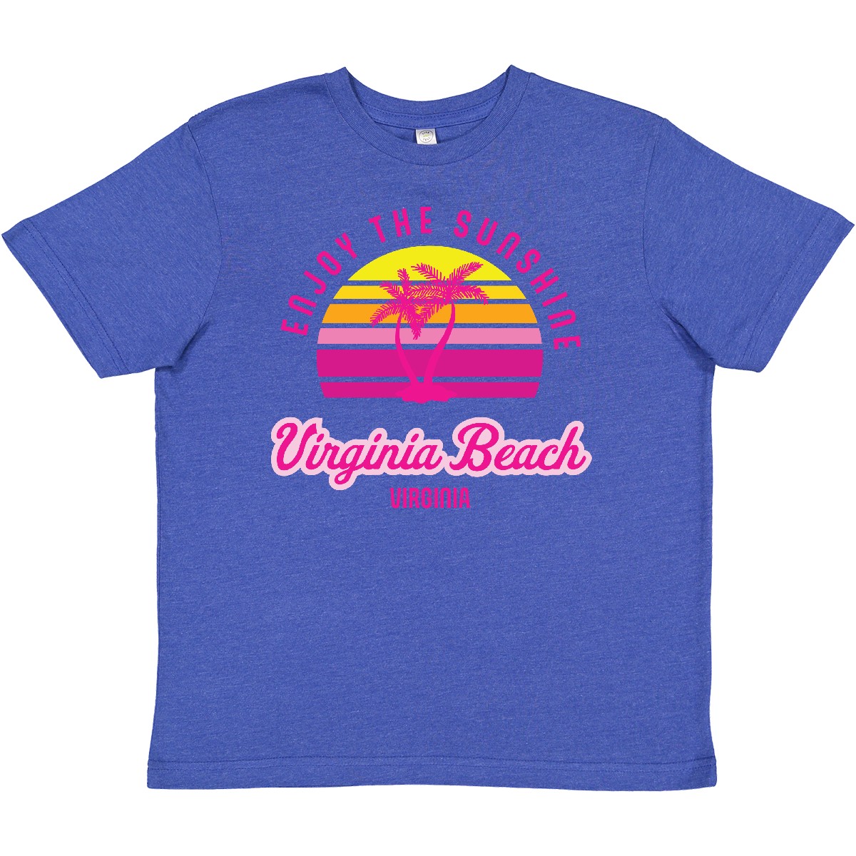 Inktastic Summer Enjoy The Sunshine Virginia Beach Virginia In Youth T-Shirt Tee - Picture 7 of 7