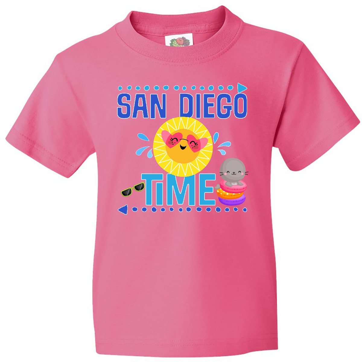 Inktastic San Diego Vacation Cute Beach Youth T-Shirt California Childs Beaches - Picture 5 of 8