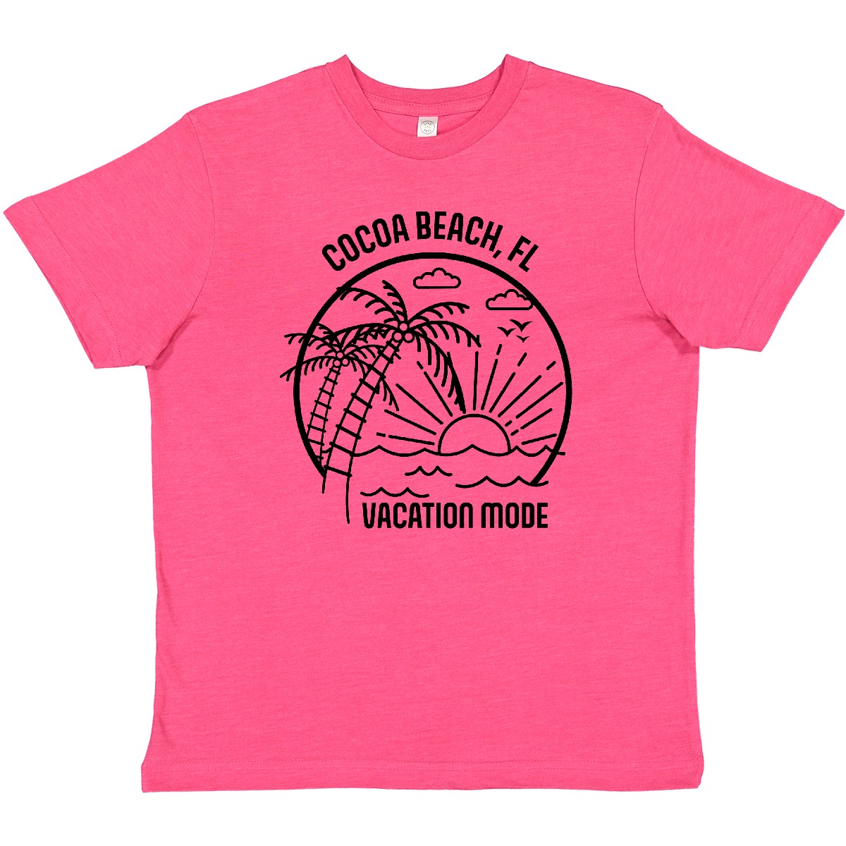 Inktastic Summer Vacation Mode Cocoa Beach Florida Youth T-Shirt Sunshine Fun - Picture 7 of 9