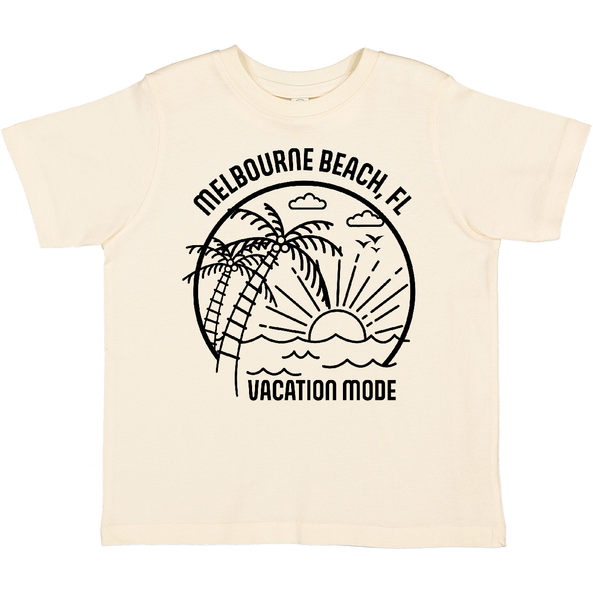 Inktastic Summer Vacation Mode Melbourne Beach Florida Toddler T-Shirt Sunshine - Picture 7 of 11