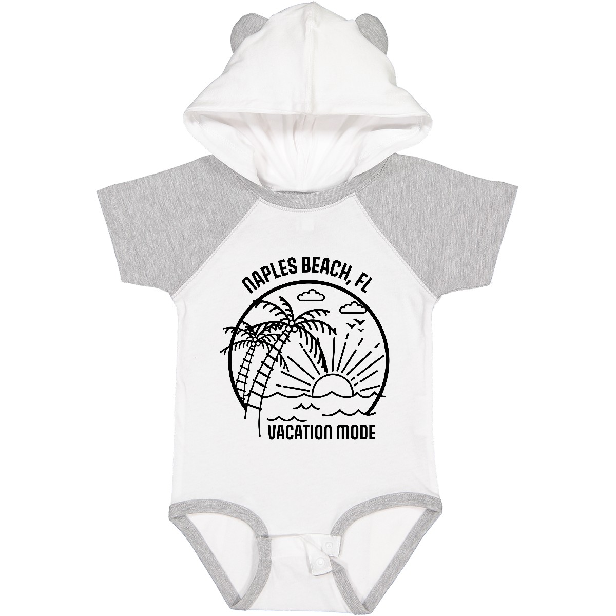 Inktastic Summer Vacation Mode Naples Beach Florida Baby Bodysuit Sunshine Fun - Bild 13 von 13