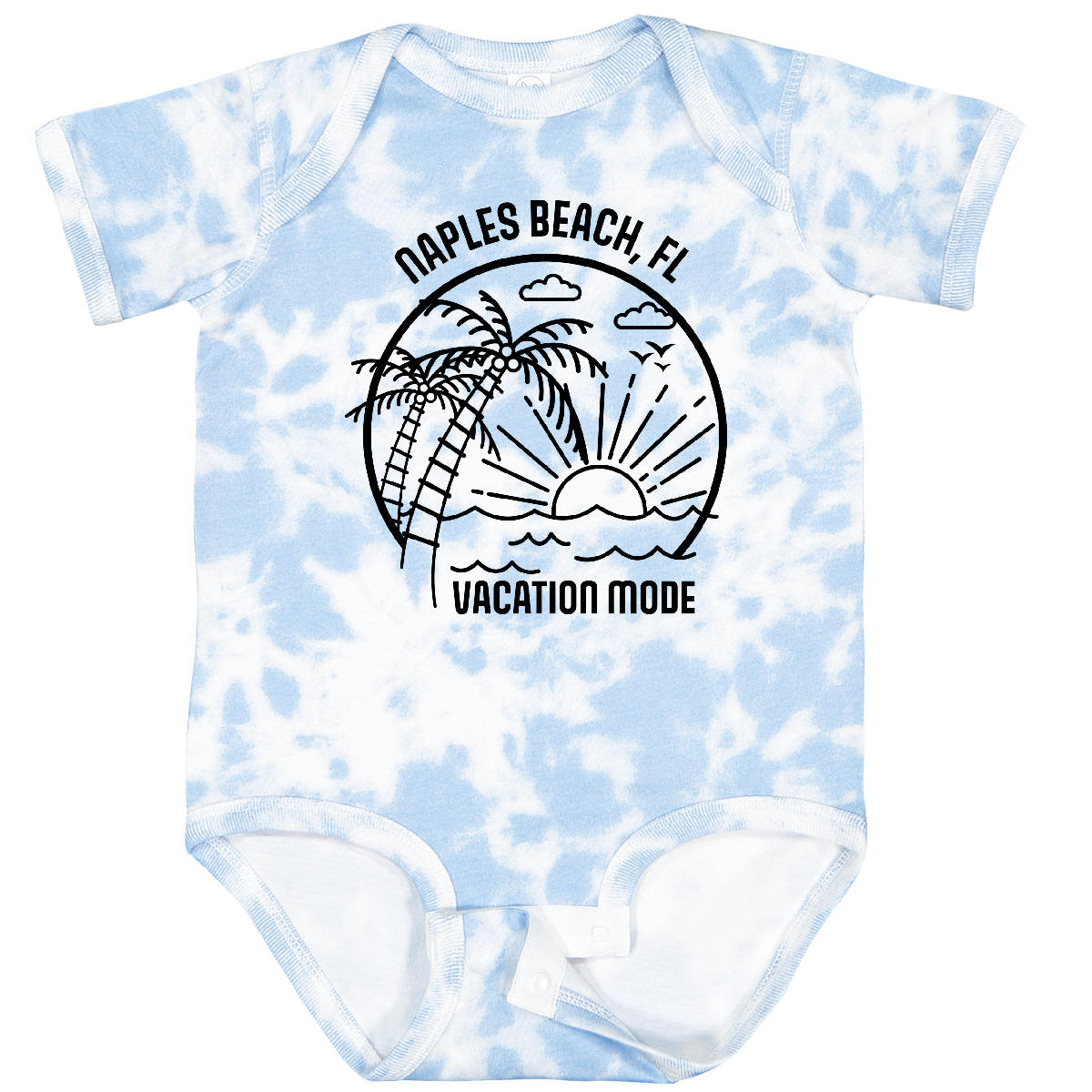 Inktastic Summer Vacation Mode Naples Beach Florida Baby Bodysuit Sunshine Fun - Bild 11 von 13
