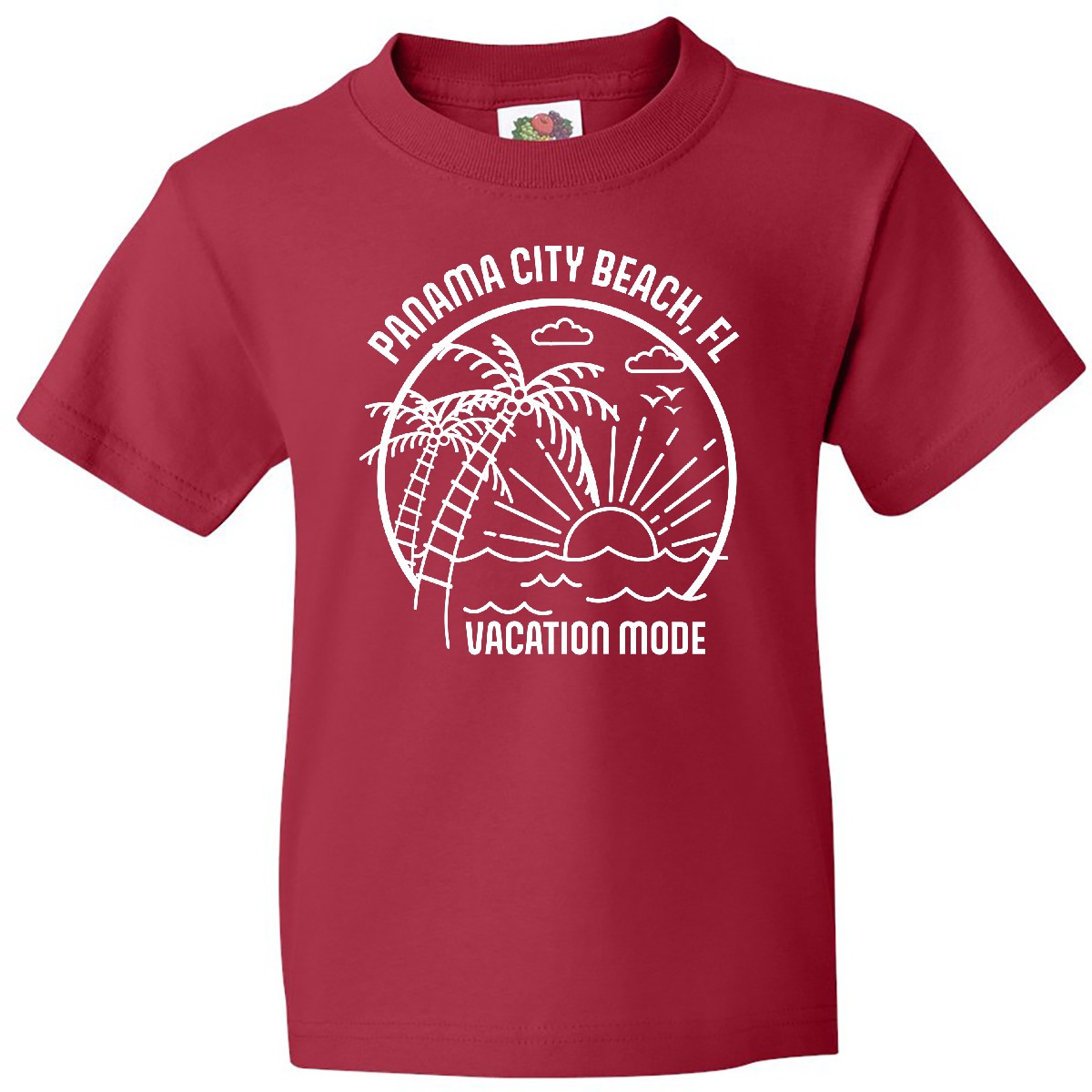 Inktastic Summer Vacation Mode Panama City Beach Florida Youth T-Shirt Sunshine - Picture 7 of 10