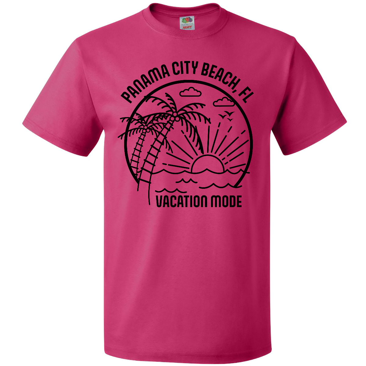 Inktastic Summer Vacation Mode Panama City Beach Florida T-Shirt Sunshine Fun - Picture 2 of 8